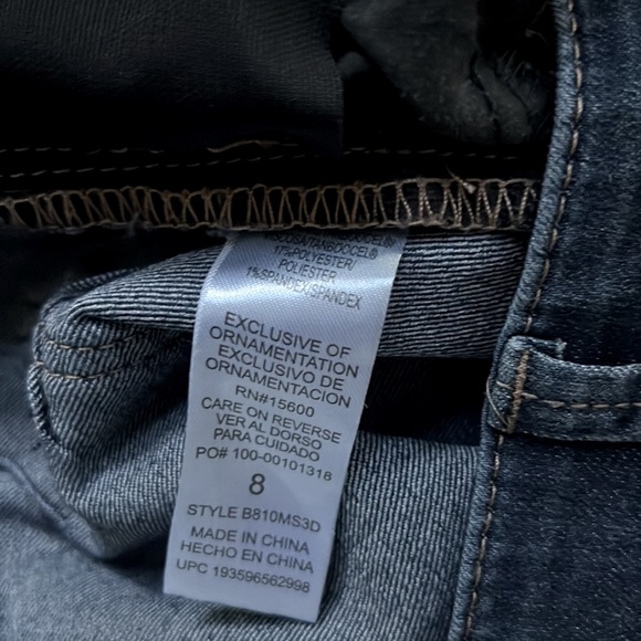 Democracy Ab"solution® Blue Denim Booty Lift Bermuda Shorts - Picture 9 of 11